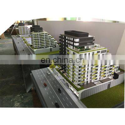 ho scale model for building , plastic acrylic 3d autocad architectural models