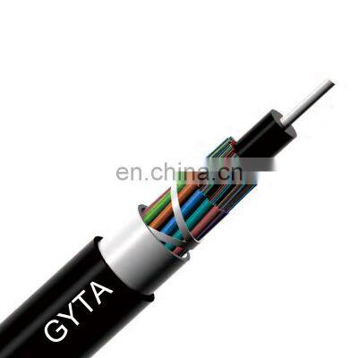 GYTA fiber optical cable single mode 2 4 6 8 24 32 48 84 96 144 288 cores metallic Armoured optic fiber cable