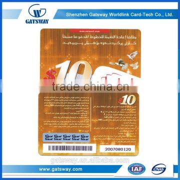 Eco-friendly Standard Size Full Printing Plastic Cards