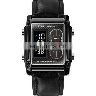 SKMEI 1868 Sport Jam Tangan Skmei Stainless Steel Bracelet Men Led Digital Watches photo-2