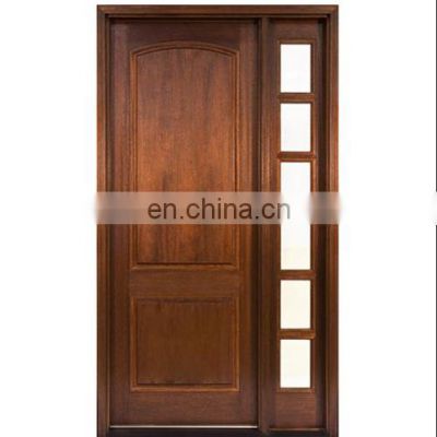 exterior house wood front door solid wood entry doors with sidelight for sale