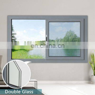 Aluminum Sliding Windows With Stainless Steel Flyscreen Mosquito Mesh Jalousie Shutter Anti-theft For Villas Building