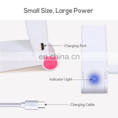 Promotional Product Promotion Gift Portable USB Rechargeable Electrical Hand Mini Fan photo-2