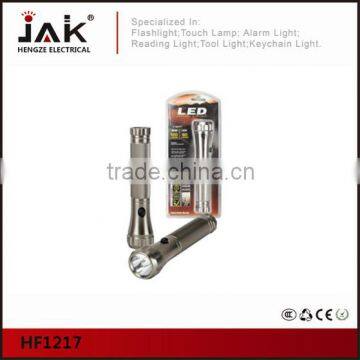 JAK HF1217 CE RoHS certificated 3 W CREE XPE LED high power torch