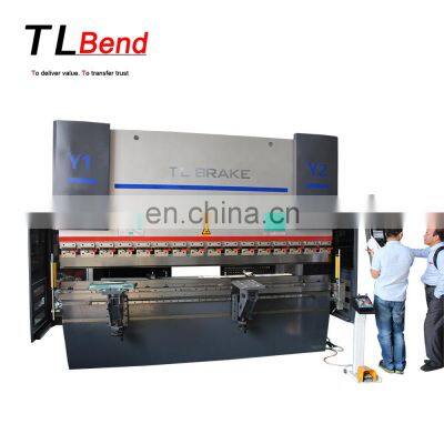 T&L Brand WE67K 3 metre 100 ton hydraulic sheet metal press brake machine