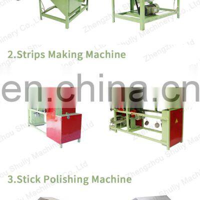 Full Automatic Wooden Tongue Depressor Machine Bamboo Skewers Production Machinery Line photo-5