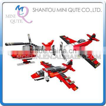 Mini Qute DIY military army chariot truck helicopter action figures plastic cube building blocks bricks educational toy NO.25617