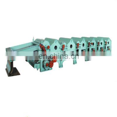 Waste textile recycling machine