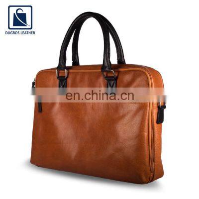 Genuine Leather 15 Inch Laptop Bag for Men photo-2