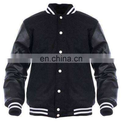 Varsity Jackets Custom Printing Long Sleeve Men's Baseball Jacket Men Plain Blank Varsity Letterman Jackets photo-5
