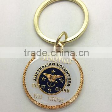 Paynesville Australian Volunteer Coast Guard gold key chain floating key chain metal key chain pvc key chain