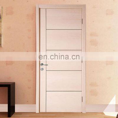 Simple Design Wood Door House Doors Walnut Solid Wood Inteior Wooden Door photo-5