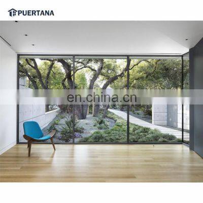 Large Picture Window Curtain Walls Facade Fixed Glass Windows For House Drawing Room photo-2