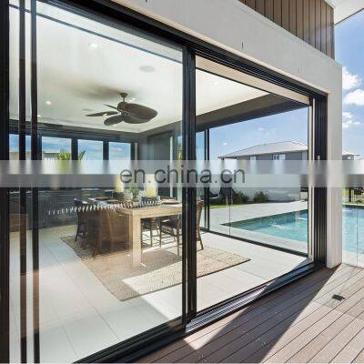 Australian Standard Most Popular Triple Glass Aluminum Lift Sliding Door With Thermal Insulation photo-3
