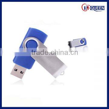 Swivel Flash Memory USB Key Accept Custom Logo Print Top Quality