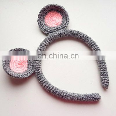 Hot Sale Crochet Headband Pattern, Mouse Hair Accessories Christmas Carnival, Vietnam Supplier Cheap Wholesale