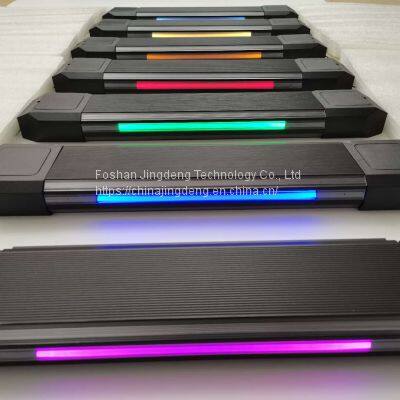 Chinese Factory Wholesale Green Line Light Stair Lamp in the Middle of the Villa Carpet Steps photo-5