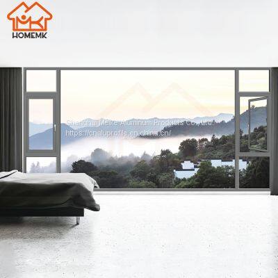 HMK-SW70 Thermal Break Aluminum Frame Outward Opening External Glass Swing Open Outside Casement Window