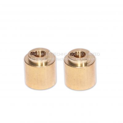 OEM factory CNC automatic lathe machining brass riveting stud  precision fasteners