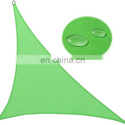 Factory direct 10*10*10ft triangle awning waterproof sun shade sail  for car cover outdoor