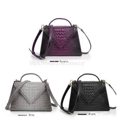Amazon Best-selling Crocodile Print Handbag the Middle-east Hot Style Ladies Bags in Stock photo-4