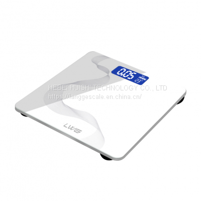 180KG personal body weight weighing scale tempered glass paltform