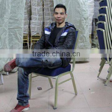 Stack Steel Quality Banquet Chair Used in Hotel photo-6