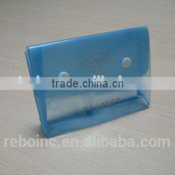 PVC Plastic Transparent Handbags With Button photo-6