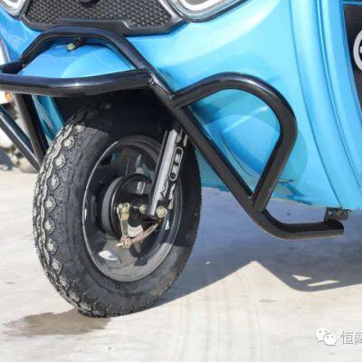 160cm 60V/72V 1000W Passenger Tricycle Semi-Closed Cargo Electric Tricycle for Delivery photo-5