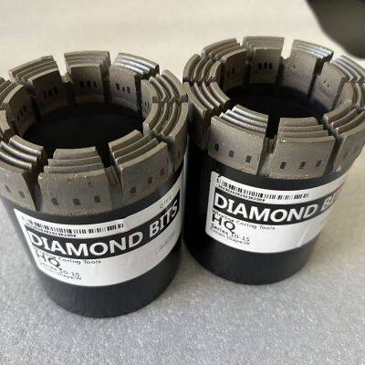 impregnated crown HQ, matrix 12mm, impreg diamond core bit for hard formation core drilling