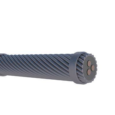 Three Core Armored Hollow Sucker Rod Heating Cable