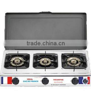 Portable three burner gas hob gas stove