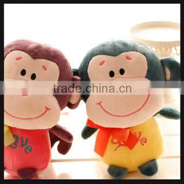 small size plush hanging monkey pandent