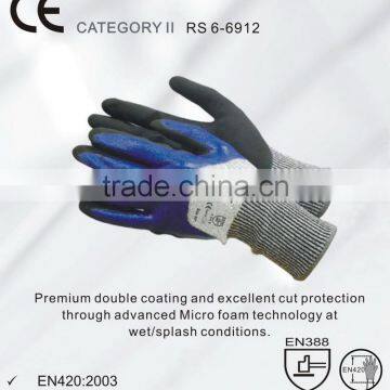 RS SAFETY Impact Resistant Glove at Cut Resistant Level 5 and Softtextile Working Safety Gloves