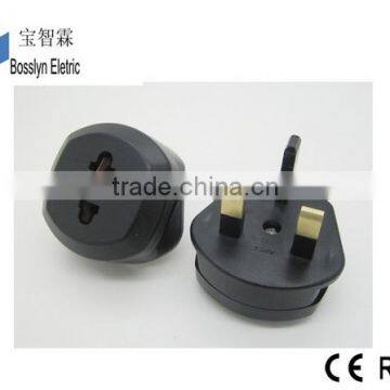 EU 2 PIN TO UK 3 PIN TRAVEL ADAPTER PLUG ADAPTOR CONVERTER PLUG