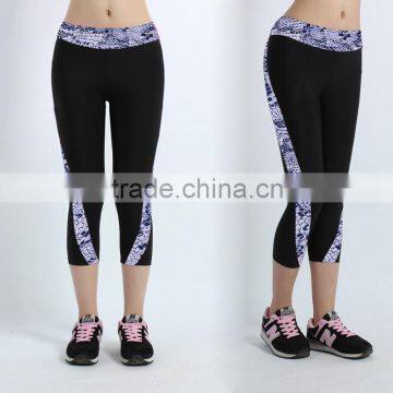 (OEM/ODM Factory) Yoga Pants Brand Yoga Crops Fitness & Exercise Crops Pants Yoga Brand Quick-dry photo-2