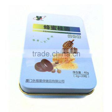 Health Rectangular Metal Tin Box Tin Box,plaint Candy Tin Box photo-3