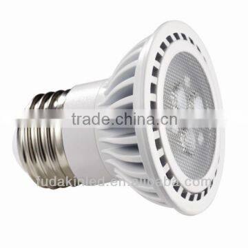 UL approved aluminnum material E26 lamp base led spot lights