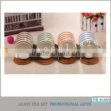 Warm Color Stripe Ceramic Mug Cup Fashion photo-2