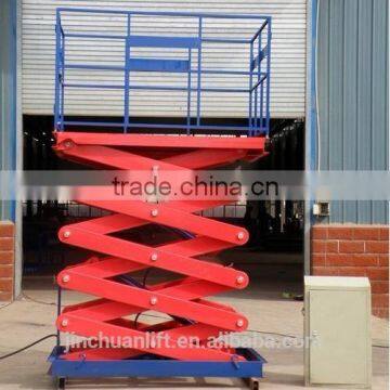 electric stationary hydraulic scissor lift