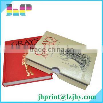 Hardcover book printing with box/cheap box hardcover book printing