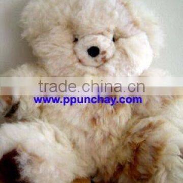 Teddy Bear Toy fur Alpaca 17" Peru