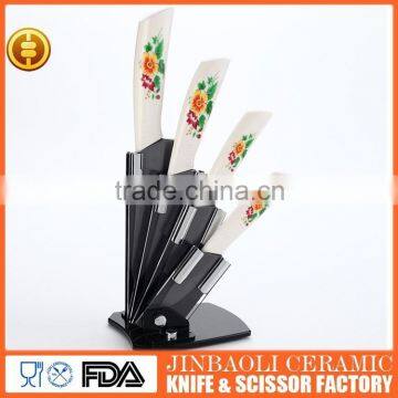fashion zirconium oxide 5pcs knife set