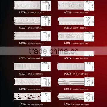 high quality pu plain panel cornice from China manufactory