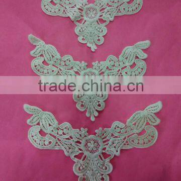 2016 New Chemical Water Soluable Lace Halter Neck Wedding Dresses photo-6