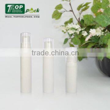 Cosmetic PP Material 5ml 10ml Airless Pump Bottle With Cap