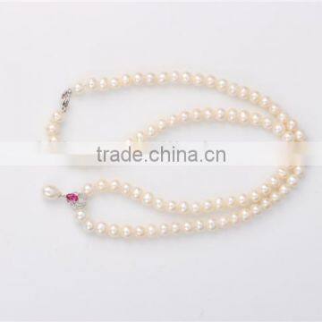 2016 Fashionable New Design Pearl Pendant Necklace for Wedding photo-2