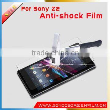 Shock-proof for Sony Xperia Z2 Anti-shock Screen Protector With Factory Supply