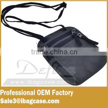 Travel Neck Wallet Passport Holder With RFID Blocking for Credit Cards photo-4