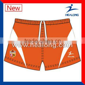 Colorful Rugby Shorts Cotton Sublimated Shorts